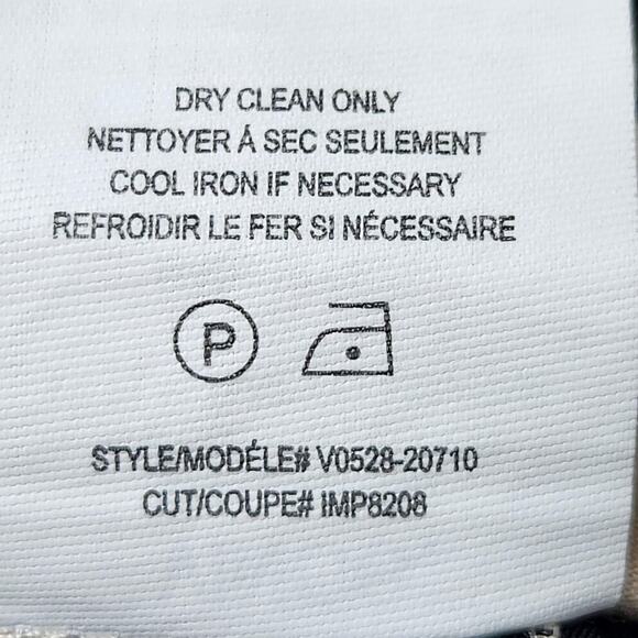 Vince Shorts Womens 2 Charcoal Linen Blend Bermuda Tailored Dressy V0528-20710 - Picture 9 of 9